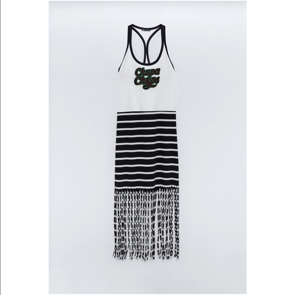 Zara Chupa Chups Fringed Dress - Picture 3 of 7